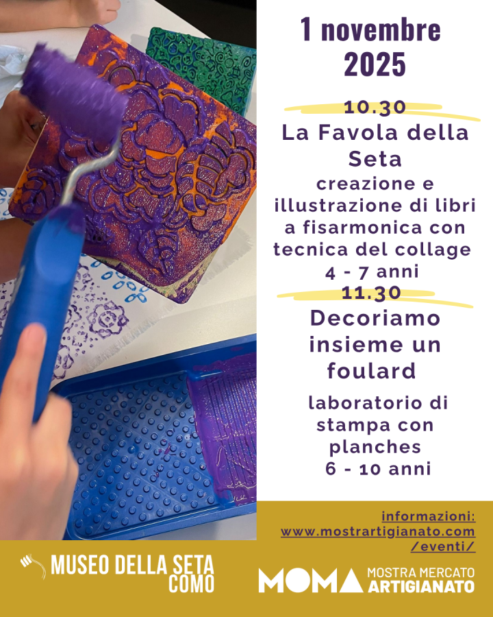 Laboratori per bambini Mostra Mercato Artigianato 1/11/25